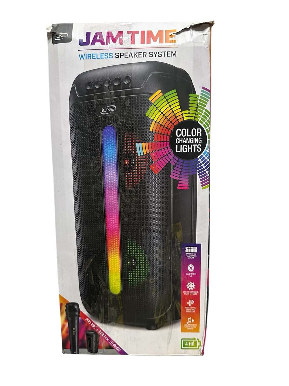 iLive Jam Time Wireless Speaker System (ISB293B)